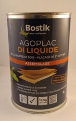 COLLE NEOPRENE AGOPLAC DI LIQUIDE 1 L COLLE CONTACT avec DURCISSEUR INCORPORE